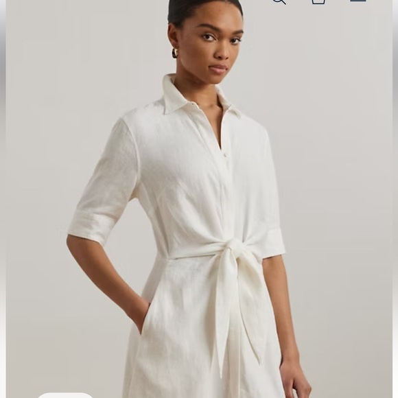 Ralph Lauren Dresses & Skirts - NWT‼️Ralph Lauren Tie-front Shirt Dress size 20W
